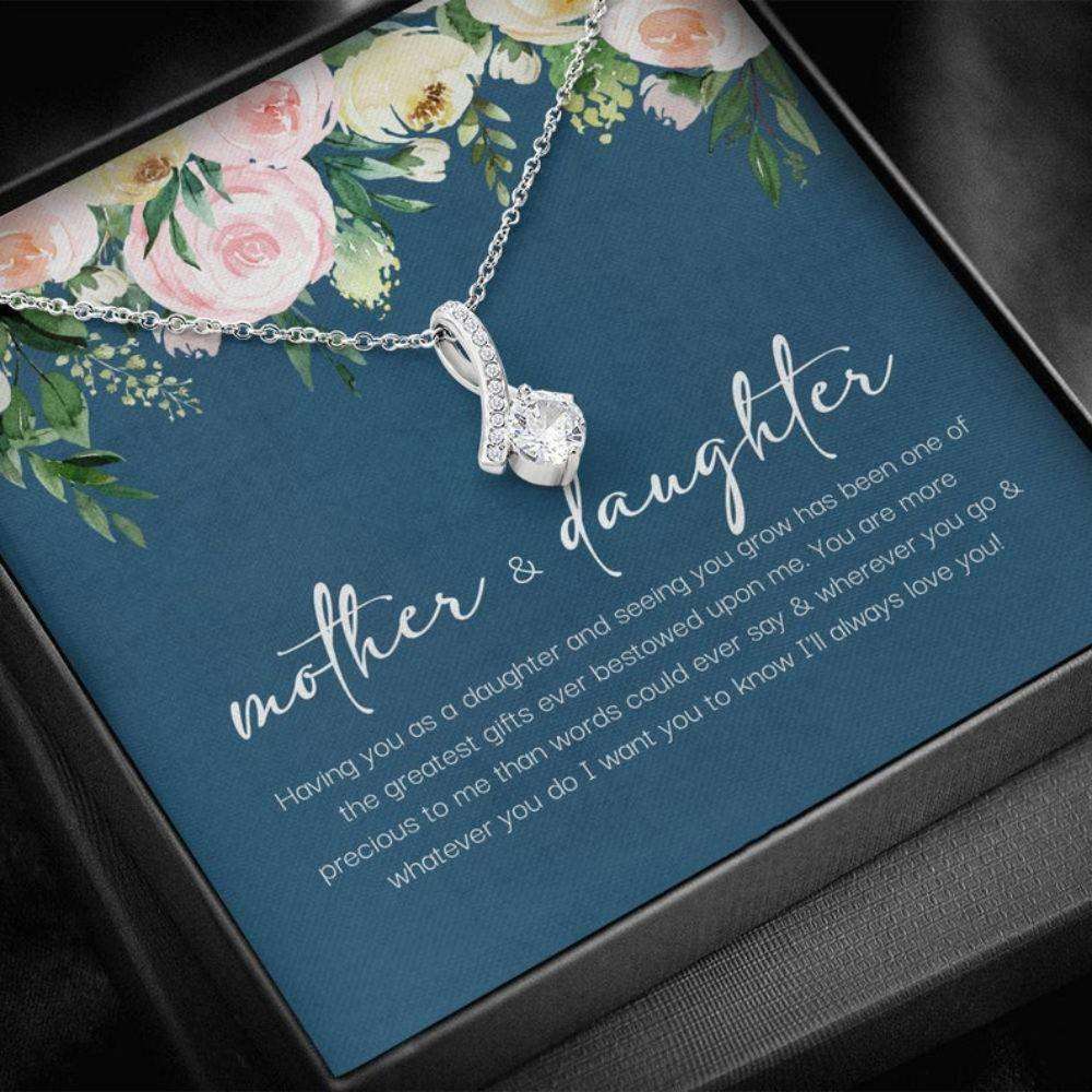 Daughter Necklace, Sweet 16 Birthday Necklace Gifts For Daughter From Mom, Mother & Daughter Necklace Dughter's Day Rakva