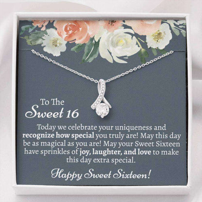 Daughter Necklace, Sweet 16 Gift For Girl, Sweet 16 Gift For Daughter From Mom, 16Th Birthday Necklace Gift For Daughter, Granddaughter Dughter's Day Rakva