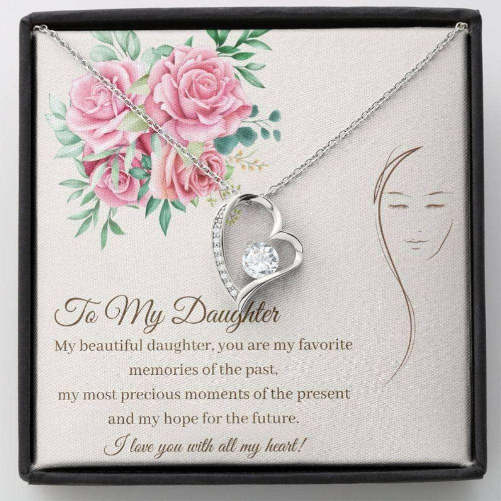 Daughter Necklace “ Sweet Daughter Gift “ Love For Daughter “ Daughter 21St “ Cute Heart Gift Dughter's Day Rakva