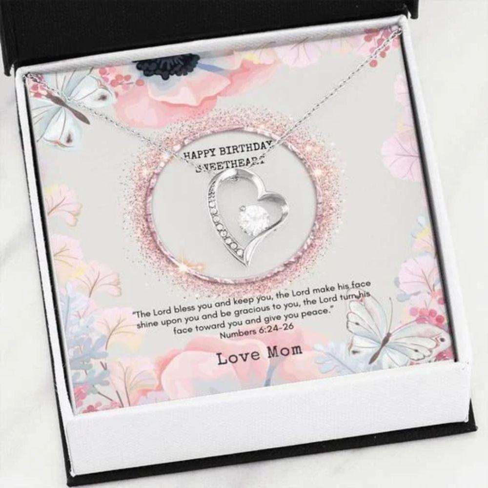 Daughter Necklace, The Blessing For You Forever Love Necklace Gift For Daughter Valentine Gift For My Daughter Dughter's Day Rakva