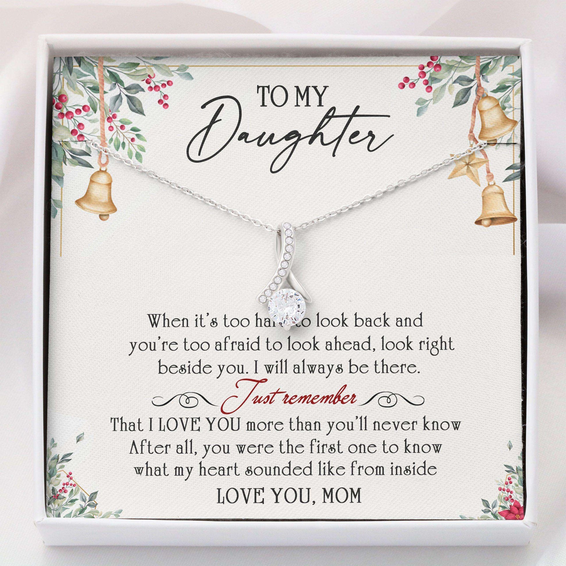 Daughter Necklace, To My Daughter “ Alluring Beauty Necklace V2 Dughter's Day Rakva