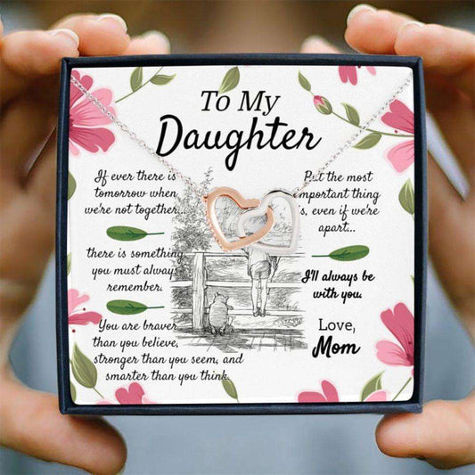 Daughter Necklace, To My Daughter (Christopher Robins Quote) Necklace, Daughter Necklace From Mom & Dad Dughter's Day Rakva