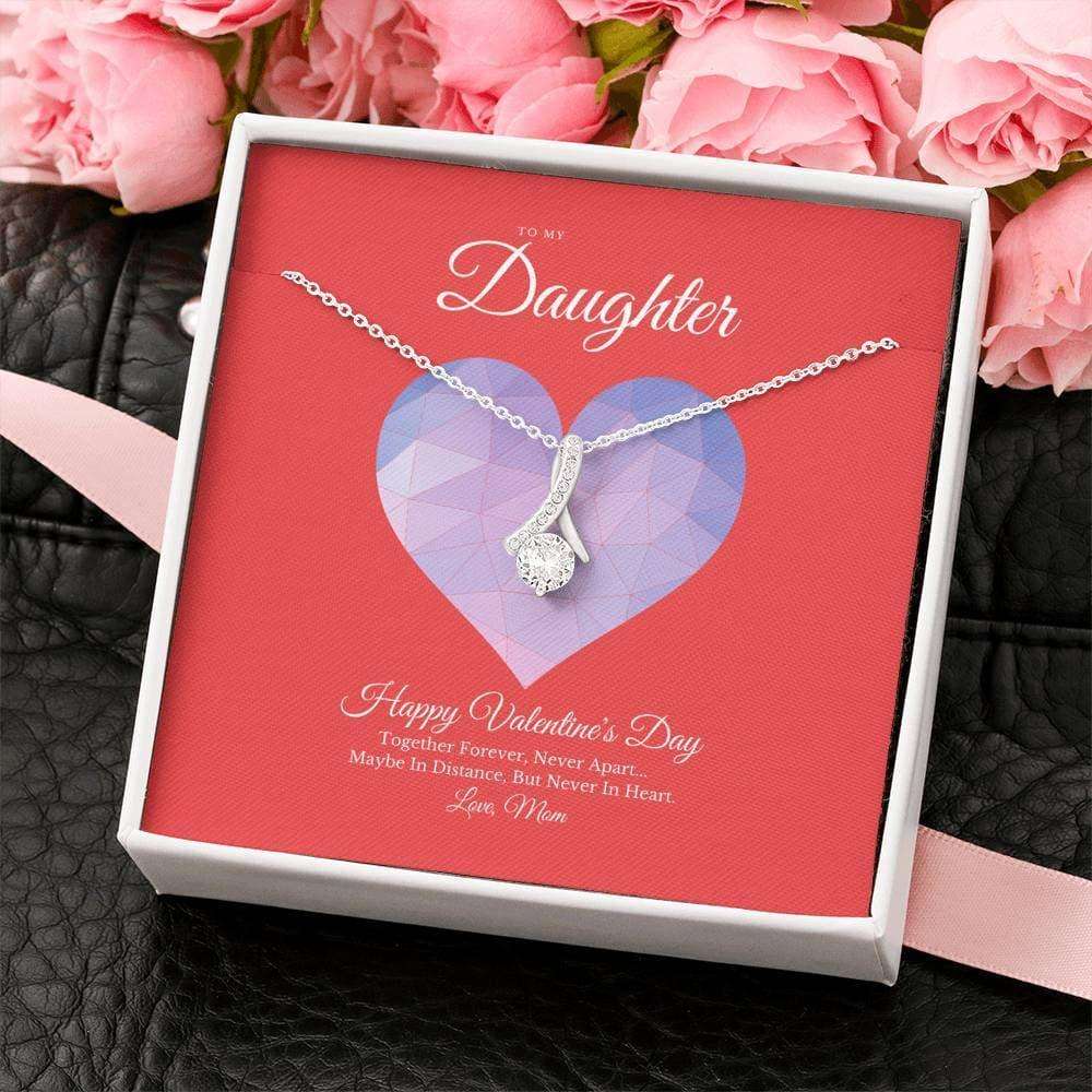 Daughter Necklace, To My Daughter From Mom Valentine’S Day Alluring Beauty Necklace Dughter's Day Rakva