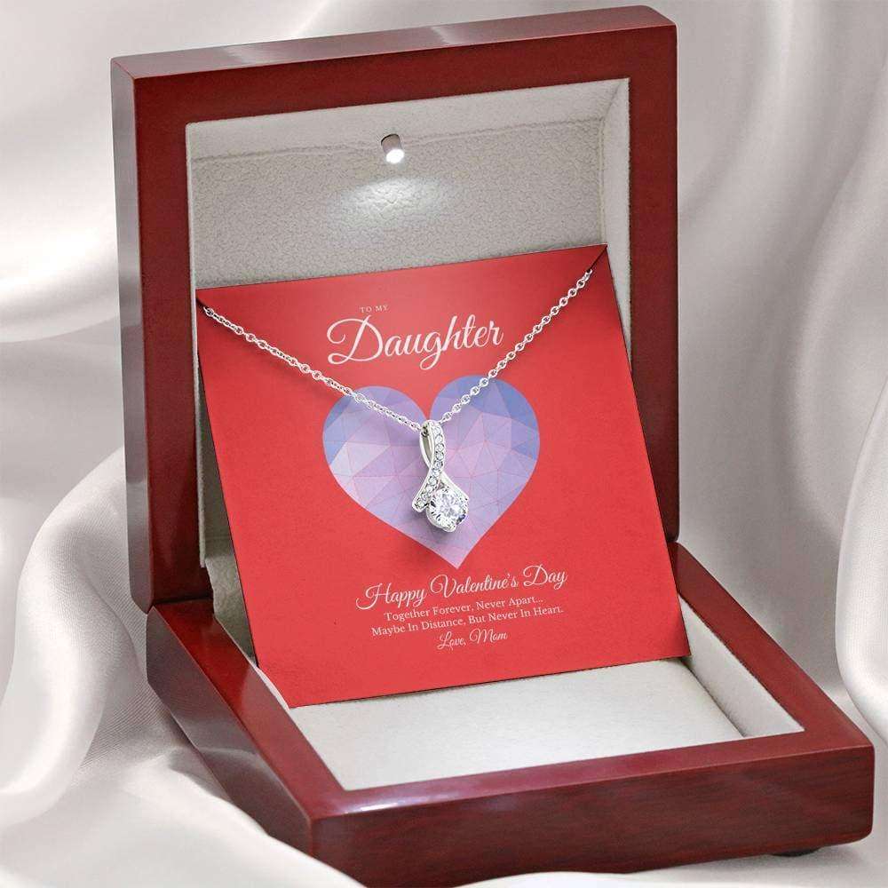 Daughter Necklace, To My Daughter From Mom Valentine’S Day Alluring Beauty Necklace Dughter's Day Rakva