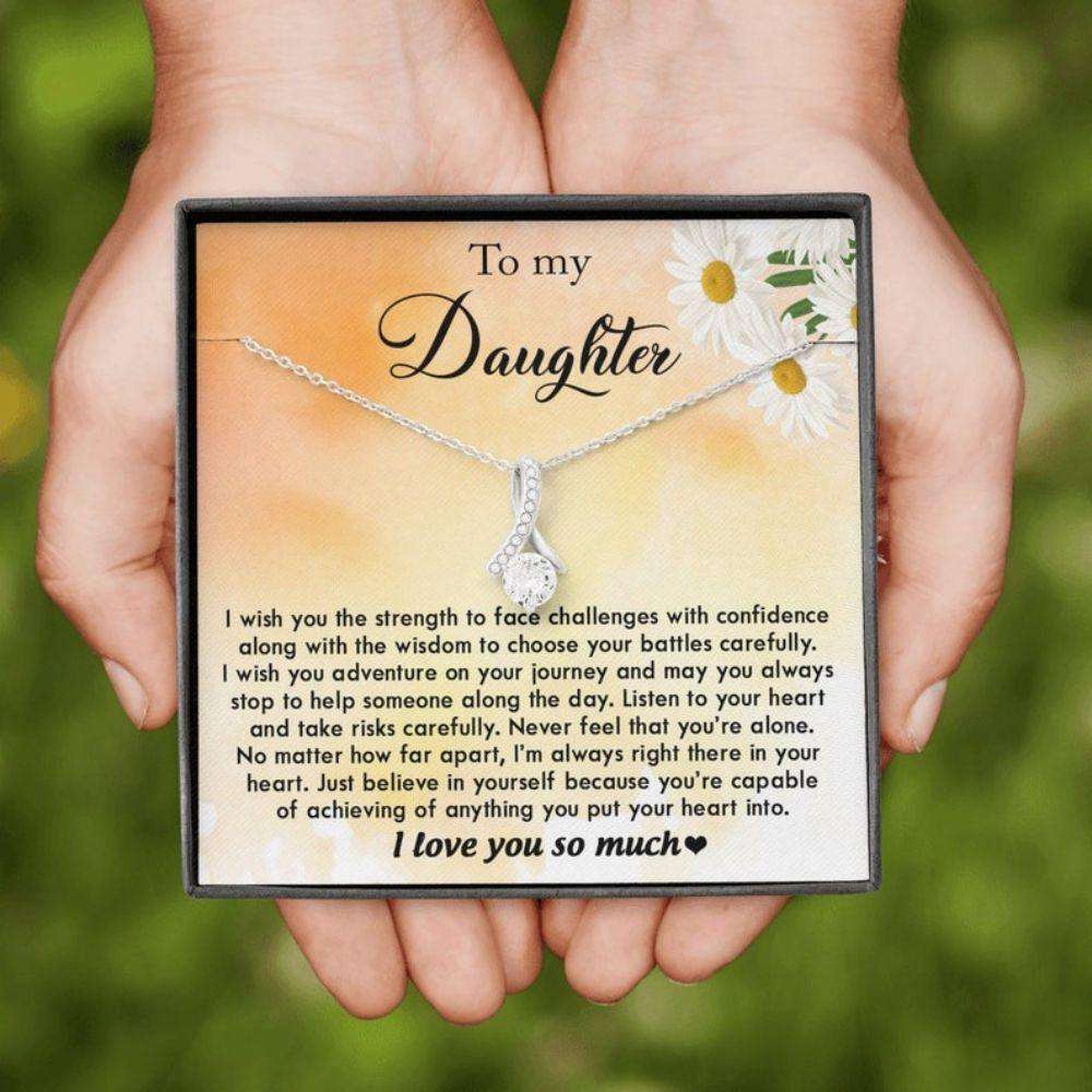 Daughter Necklace, To My Daughter Gift For Daughter From Mom, Daughter Mother Necklace, Daughter Gift From Mom, Grown-Up Daughter Dughter's Day Rakva