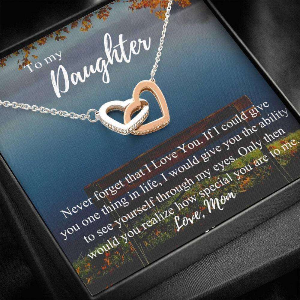 Daughter Necklace, To My Daughter Gift, Necklace For Daughter, Daughter Birthday Card, Daughter Gift From Mom, Gift For Daughter Dughter's Day Rakva