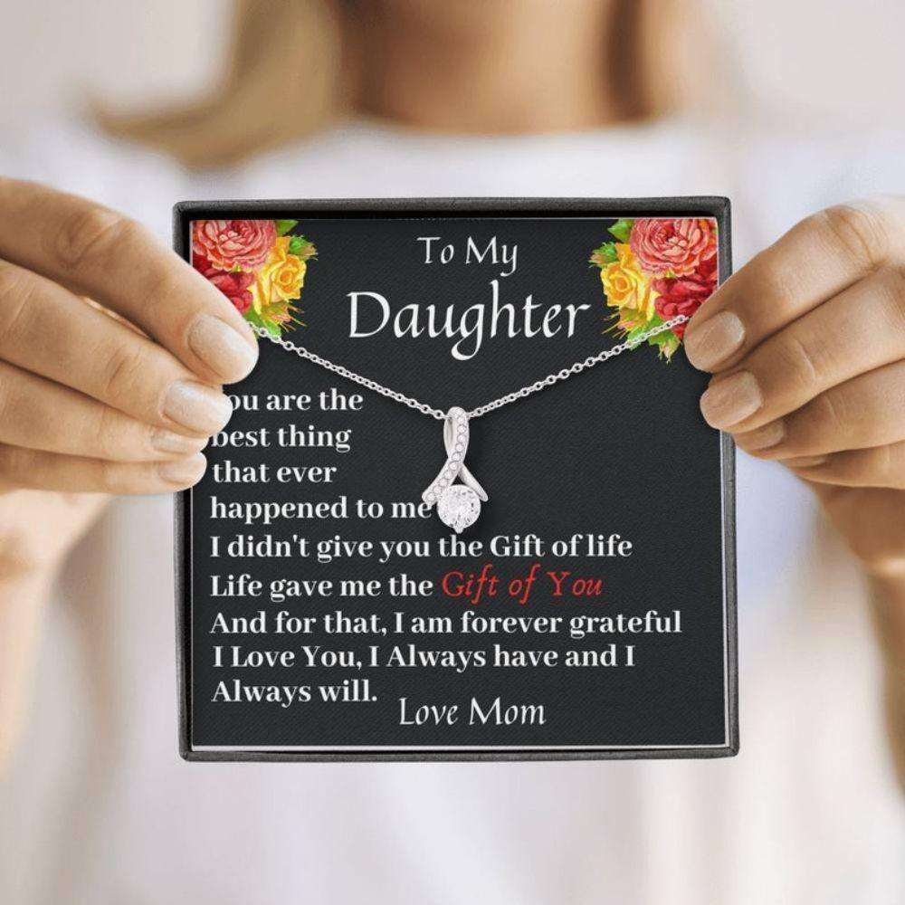 Daughter Necklace, To My Daughter Gift Of Life Gift Necklace, Birthday Gift, Daughter Necklace Gift Dughter's Day Rakva