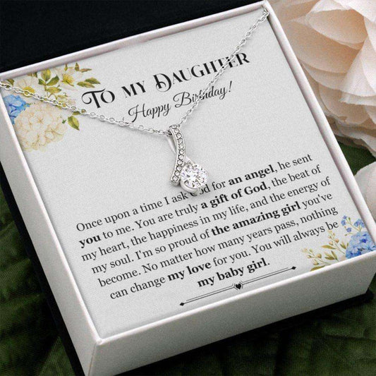 Daughter Necklace, To My Daughter Gift On Her Birthday, Sentimental Birthday Necklace For Daughter, Gift For Daughter From Mom Or Dad Dughter's Day Rakva