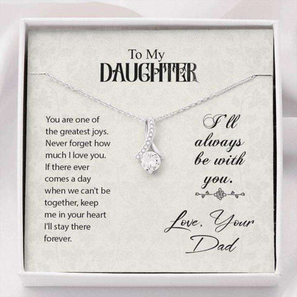 Daughter Necklace, To My Daughter Greatest Joys Alluring Beauty Necklace Gift Dughter's Day Rakva