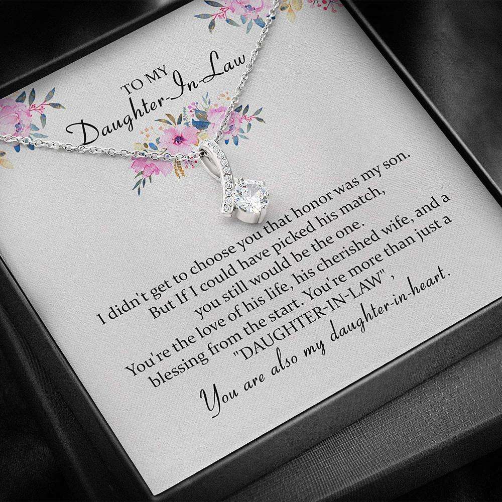 Daughter Necklace, To My Daughter In Law Necklace Gift “ Daughter In Law Gift Gifts For Daughter Rakva
