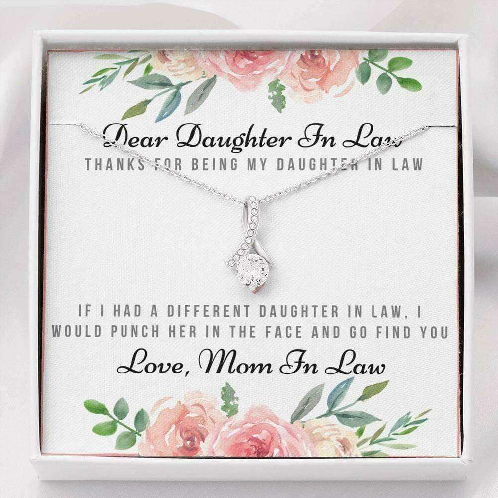 Daughter Necklace, To My Daughter In Law Necklace, Gift For Daughter From Mother-In-Law Gifts For Daughter Rakva