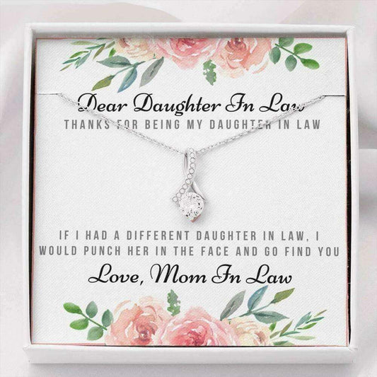 Daughter Necklace, To My Daughter In Law Necklace, Gift For Daughter From Mother-In-Law Gifts For Daughter Rakva