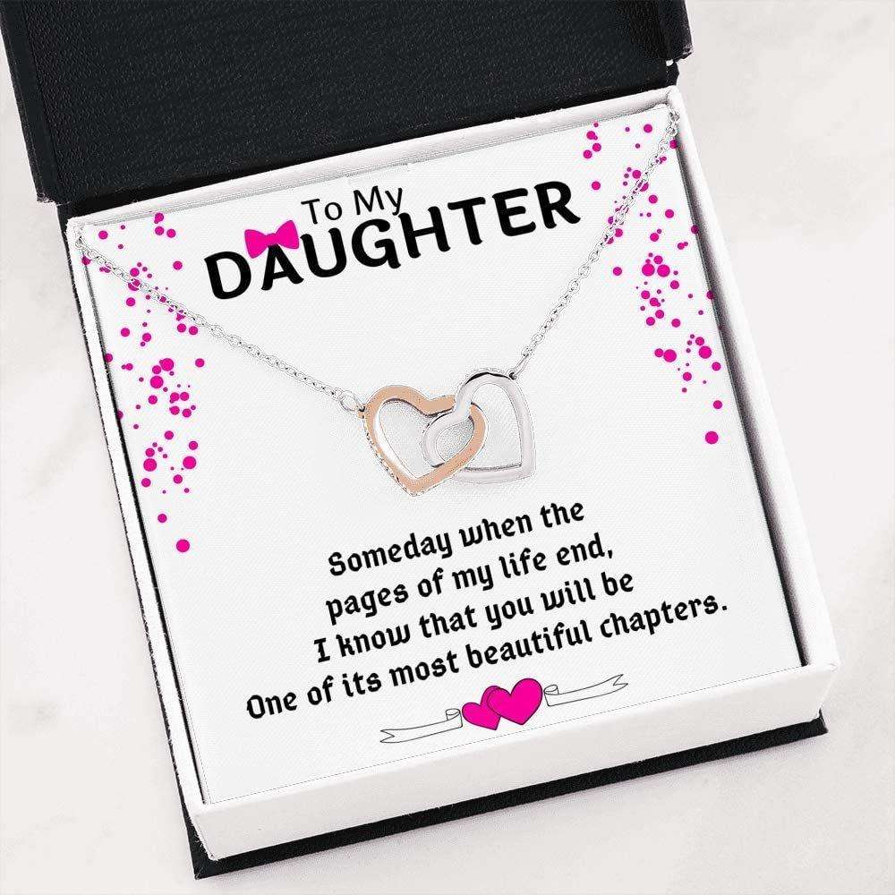 Daughter Necklace, To My Daughter Most Beautiful Chapters Necklace Gift. Gift For Daughter Dughter's Day Rakva