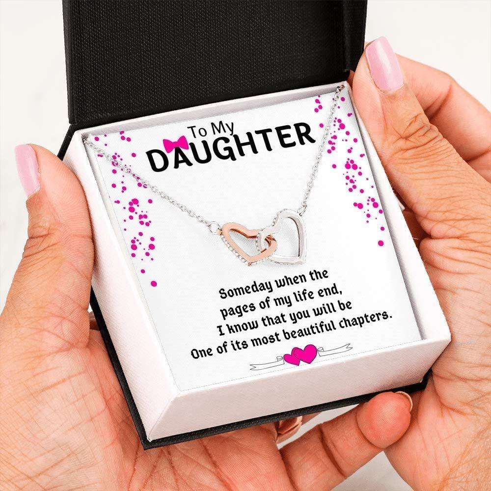 Daughter Necklace, To My Daughter Most Beautiful Chapters Necklace Gift. Gift For Daughter Dughter's Day Rakva