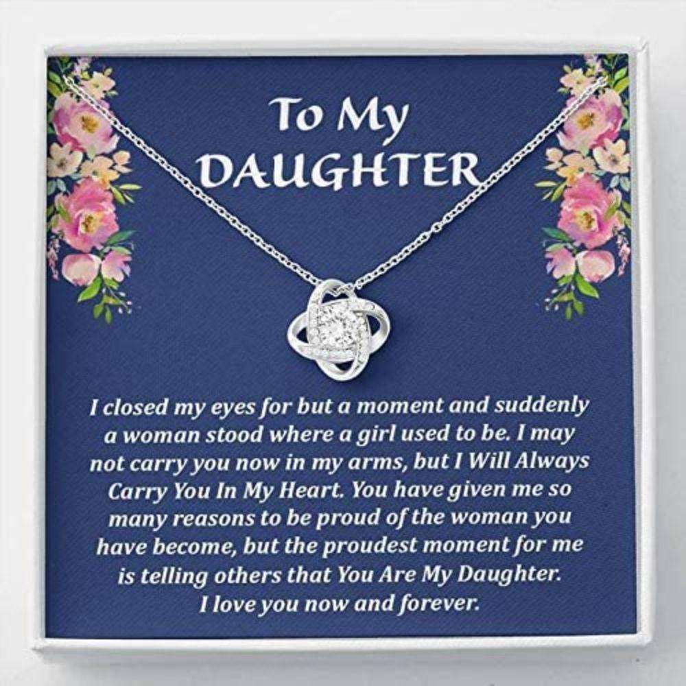 Daughter Necklace, To My Daughter Mother And Daughter Necklace “ Wedding Gift For Daughter Dughter's Day Rakva