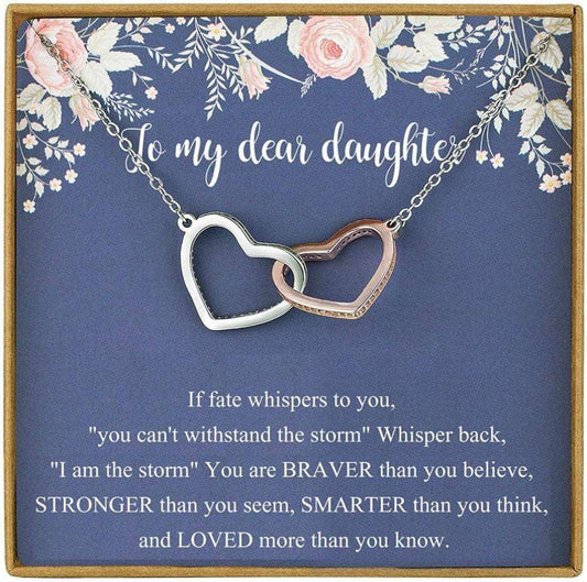 Daughter Necklace, To My Daughter Necklace, Daughter Gifts From Mom Dad, Necklace For Daughter, Daughter Birthday Gift Dughter's Day Rakva