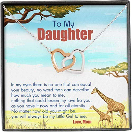 Daughter Necklace, To My Daughter Necklace From Mom Necklace For Daughter Gift From Mom Dughter's Day Rakva