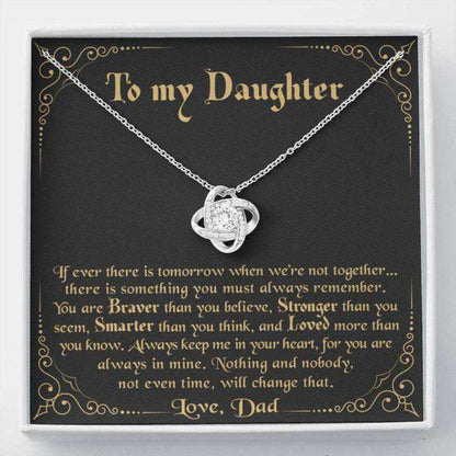 Daughter Necklace, To My Daughter Necklace Gift “ Always Keep Me In Your Heart Love Dad Dughter's Day Rakva