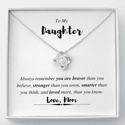 Daughter Necklace, To My Daughter Necklace Gift “ Always Remember “ Necklace Gift For Your Special One Dughter's Day Rakva