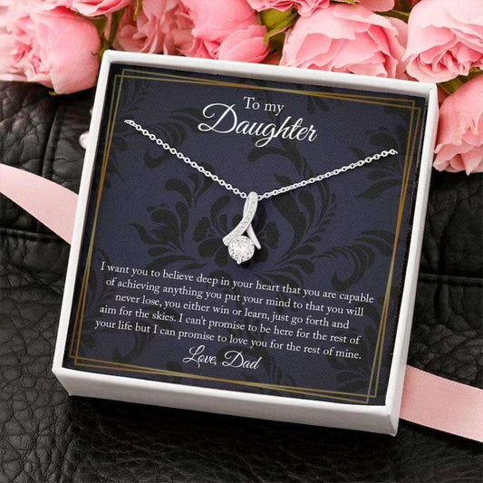 Daughter Necklace, To My Daughter Necklace, Gift For Daughter, Birthday Gift For Daughter From Dad Gifts For Daughter Rakva