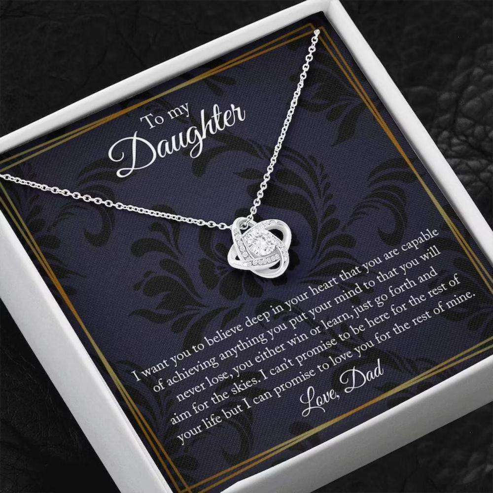 Daughter Necklace, To My Daughter Necklace, Gift For Daughter, Birthday Gift For Daughter From Dad Gifts For Daughter Rakva