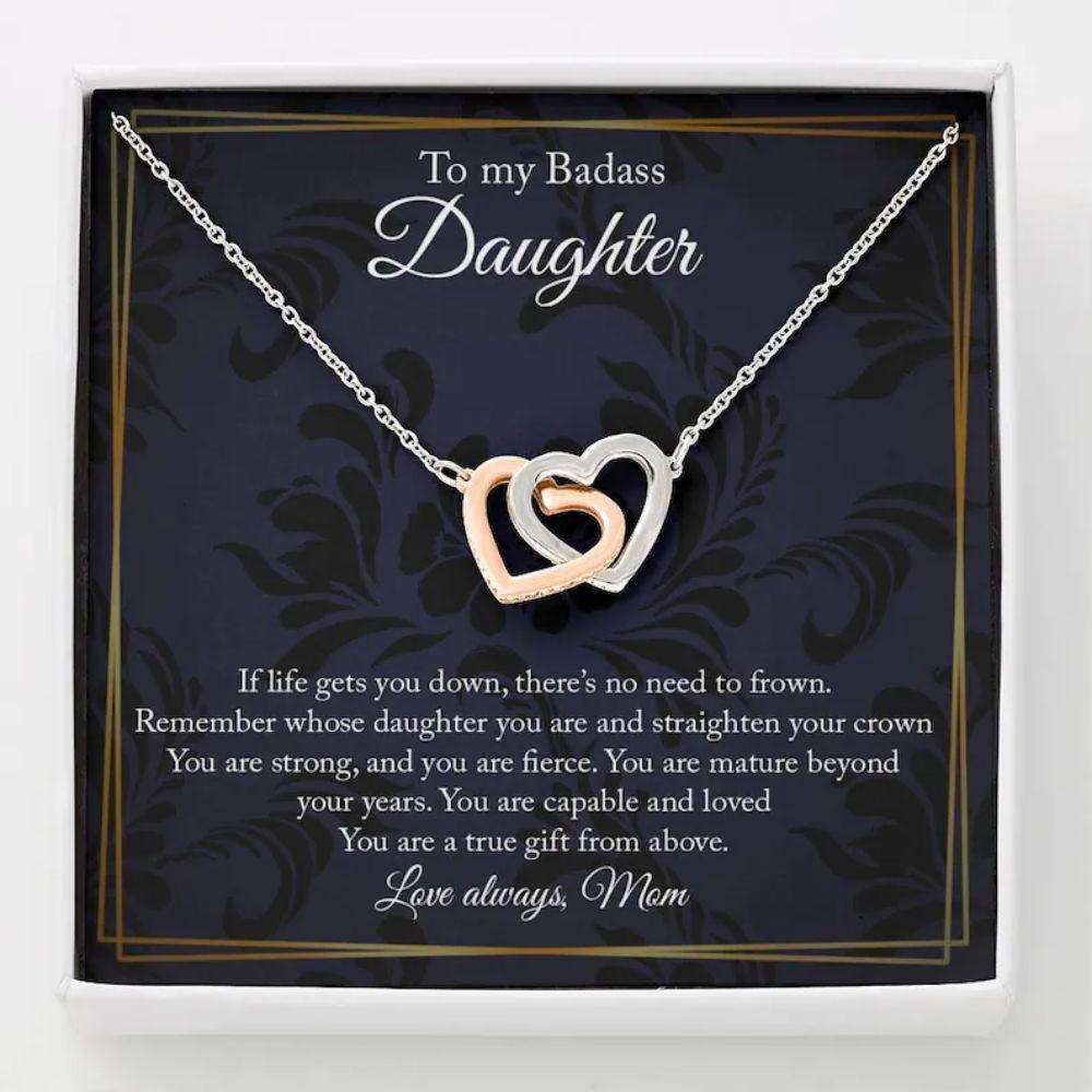 Daughter Necklace, To My Daughter Necklace, Gift For Daughter, Birthday Gift For Daughter From Mom Gifts For Daughter Rakva