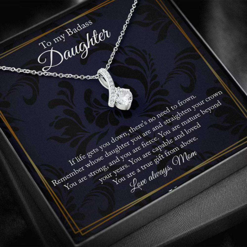 Daughter Necklace, To My Daughter Necklace, Gift For Daughter, Birthday Gift For Daughter From Mom Gifts For Daughter Rakva