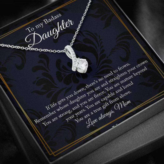 Daughter Necklace, To My Daughter Necklace, Gift For Daughter, Birthday Gift For Daughter From Mom Gifts For Daughter Rakva