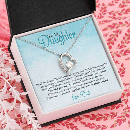 Daughter Necklace, To My Daughter Necklace, Gift For Daughter From Dad, Daughter Father Necklace Dughter's Day Rakva