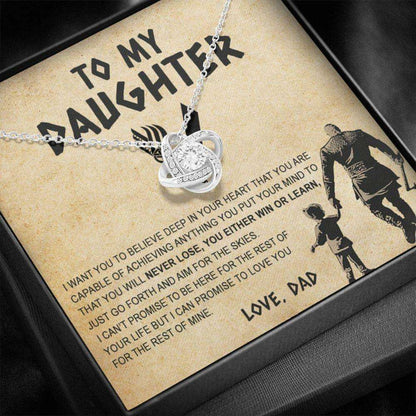 Daughter Necklace, To My Daughter Necklace, Gift For Daughter From Dad, Daughter Necklace Viking Style Dughter's Day Rakva