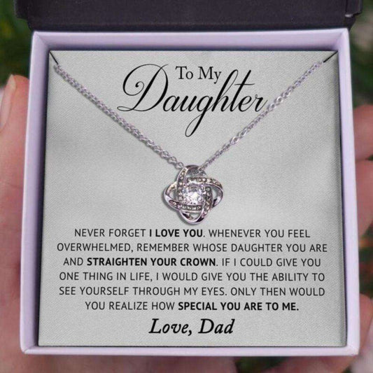 Daughter Necklace, To My Daughter Necklace, Gift For Daughter From Dad, Daughter’S Birthday Gift Dughter's Day Rakva