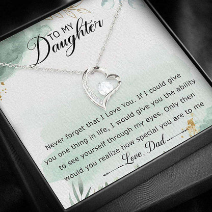 Daughter Necklace, To My Daughter Necklace, Gift For Daughter From Dad Dughter's Day Rakva