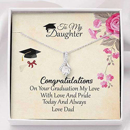 Daughter Necklace, To My Daughter Necklace, Gift For Daughter From Dad Love Always Dughter's Day Rakva