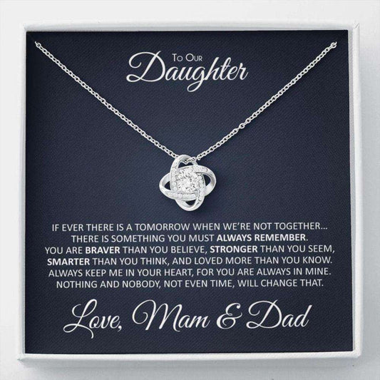 Daughter Necklace, To My Daughter Necklace Gift For Daughter From Mom & Dad, Grown Up Daughter Dughter's Day Rakva