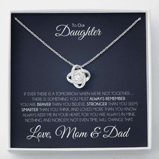 Daughter Necklace, To My Daughter Necklace Gift For Daughter From Mom & Dad, Grown Up Daughter Dughter's Day Rakva