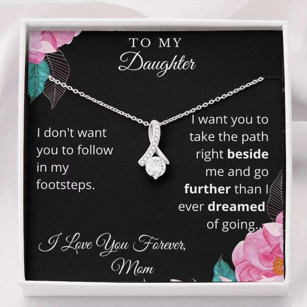 Daughter Necklace, To My Daughter Necklace, Gift For Daughter From Mom, Daughter Christmas Gift Dughter's Day Rakva