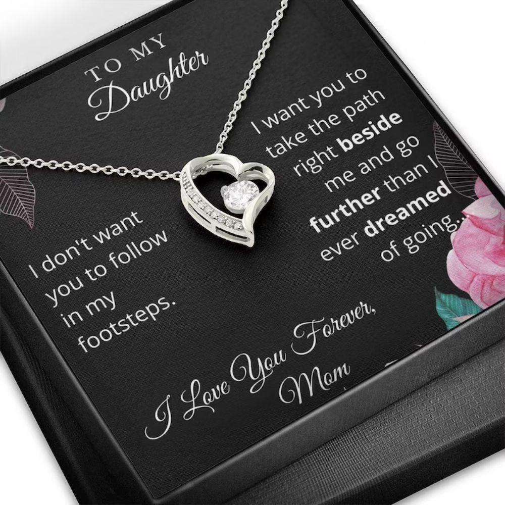 Daughter Necklace, To My Daughter Necklace, Gift For Daughter From Mom, Daughter Christmas Gift Dughter's Day Rakva