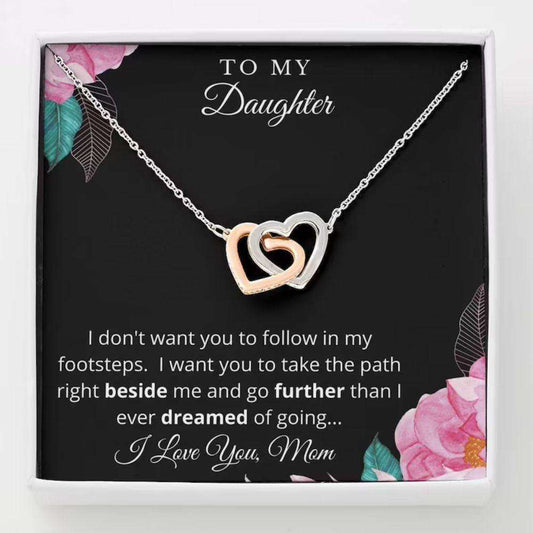 Daughter Necklace, To My Daughter Necklace, Gift For Daughter From Mom, Daughter Christmas Gift Dughter's Day Rakva