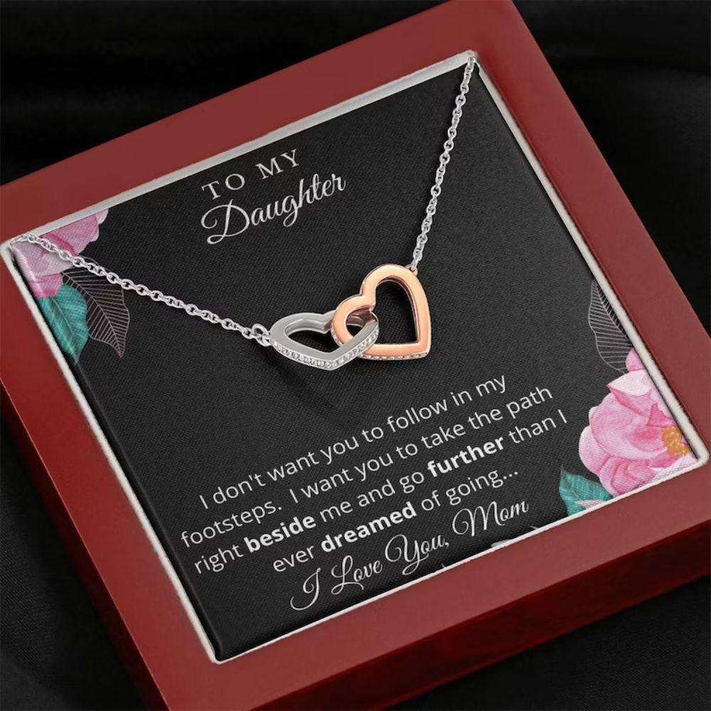 Daughter Necklace, To My Daughter Necklace, Gift For Daughter From Mom, Daughter Christmas Gift Dughter's Day Rakva