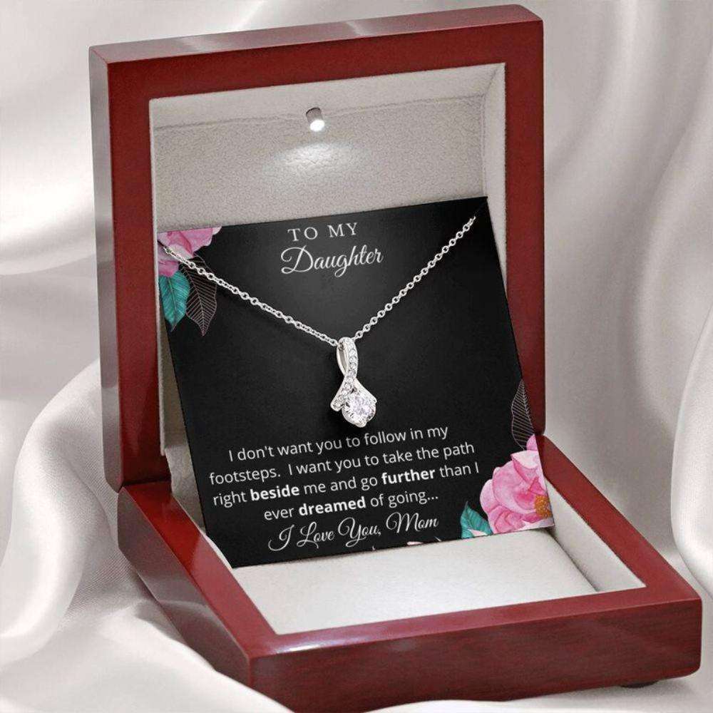 Daughter Necklace, To My Daughter Necklace, Gift For Daughter From Mom, Daughter Christmas Gift Dughter's Day Rakva