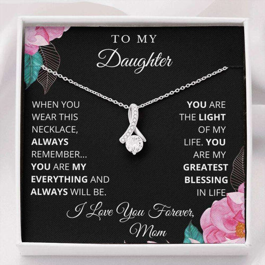 Daughter Necklace, To My Daughter Necklace, Gift For Daughter From Mom, Daughter Mother Necklace Dughter's Day Rakva