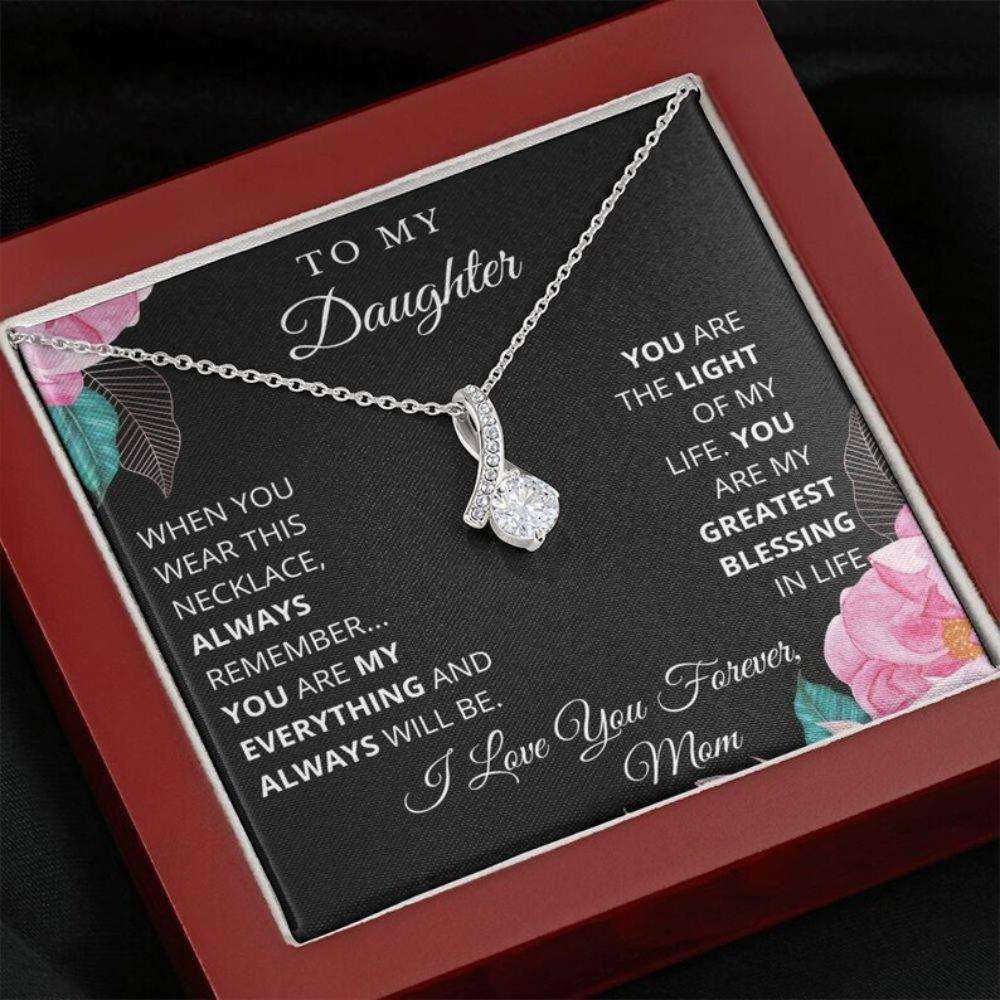 Daughter Necklace, To My Daughter Necklace, Gift For Daughter From Mom, Daughter Mother Necklace Dughter's Day Rakva