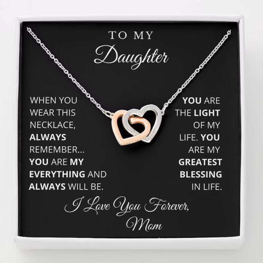 Daughter Necklace, To My Daughter Necklace, Gift For Daughter From Mom, Daughter Mother Necklace Dughter's Day Rakva