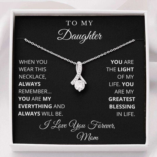 Daughter Necklace, To My Daughter Necklace, Gift For Daughter From Mom, Daughter Mother Necklace Dughter's Day Rakva