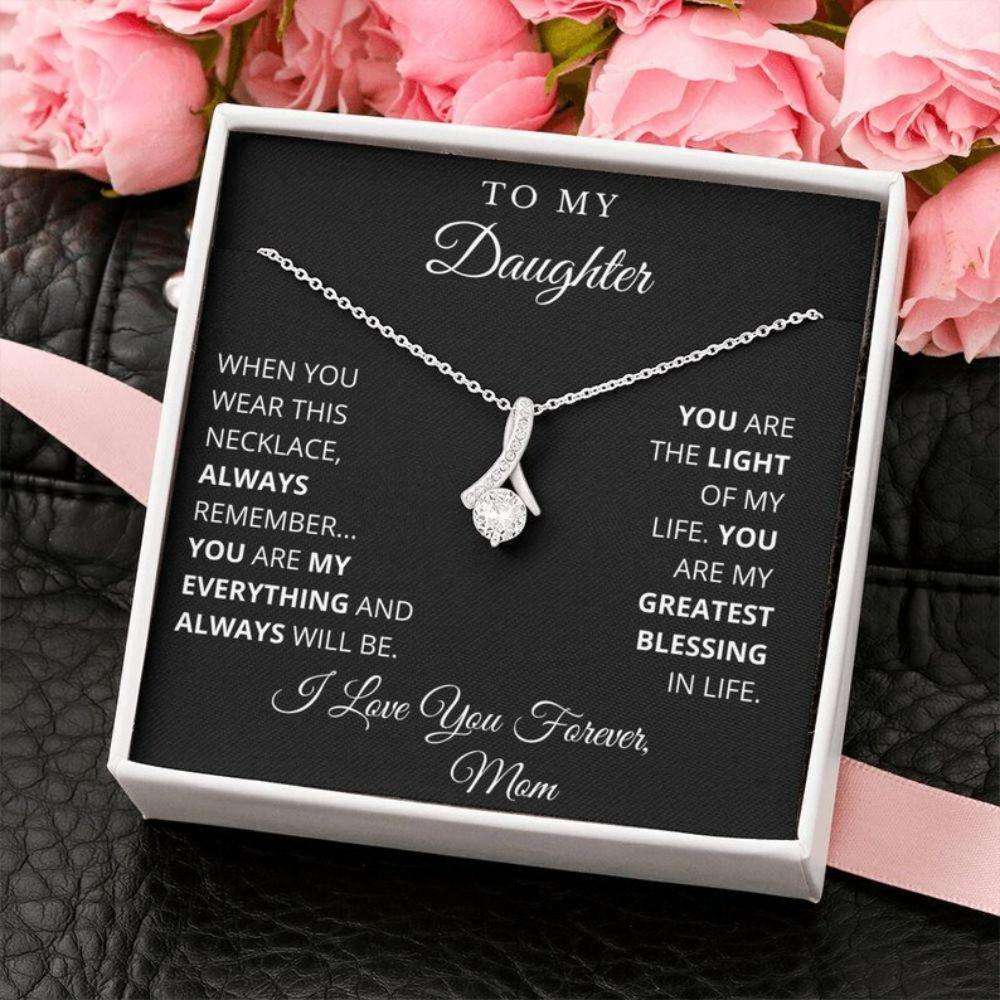 Daughter Necklace, To My Daughter Necklace, Gift For Daughter From Mom, Daughter Mother Necklace Dughter's Day Rakva