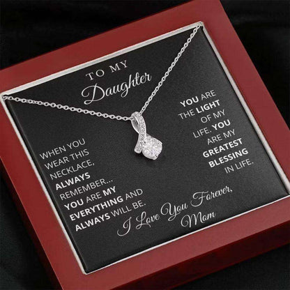 Daughter Necklace, To My Daughter Necklace, Gift For Daughter From Mom, Daughter Mother Necklace Dughter's Day Rakva