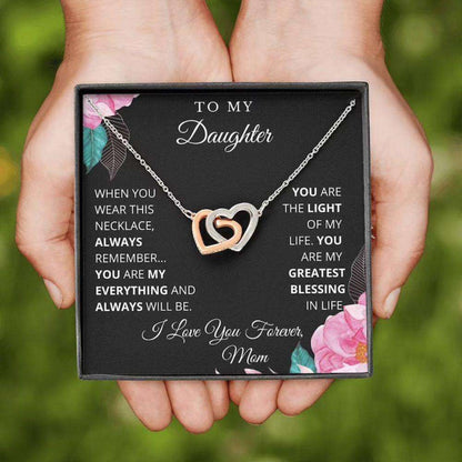 Daughter Necklace, To My Daughter Necklace, Gift For Daughter From Mom, Daughter Mother Necklace Dughter's Day Rakva