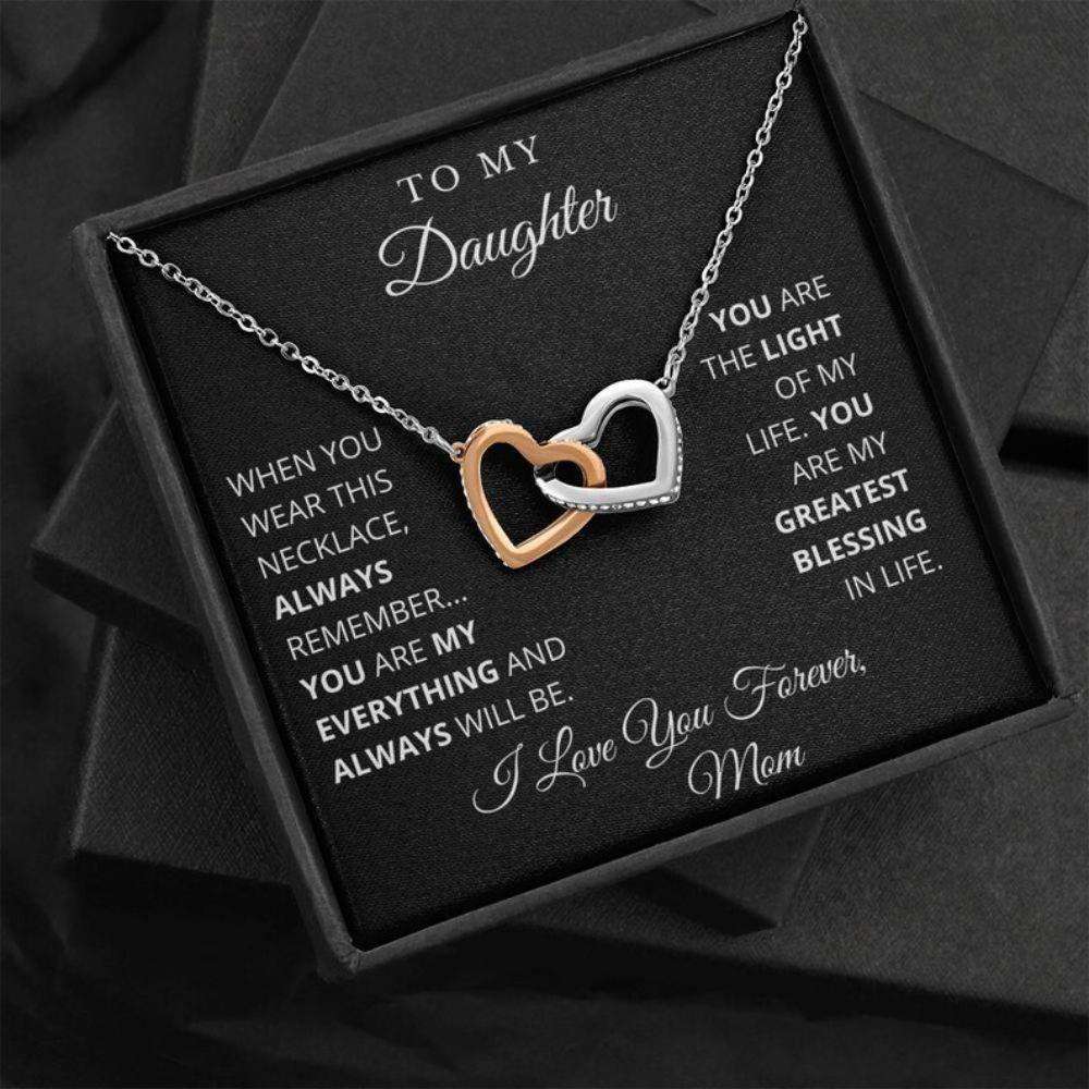 Daughter Necklace, To My Daughter Necklace, Gift For Daughter From Mom, Daughter Mother Necklace Dughter's Day Rakva