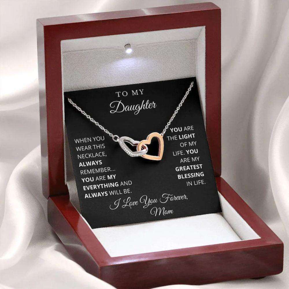 Daughter Necklace, To My Daughter Necklace, Gift For Daughter From Mom, Daughter Mother Necklace Dughter's Day Rakva