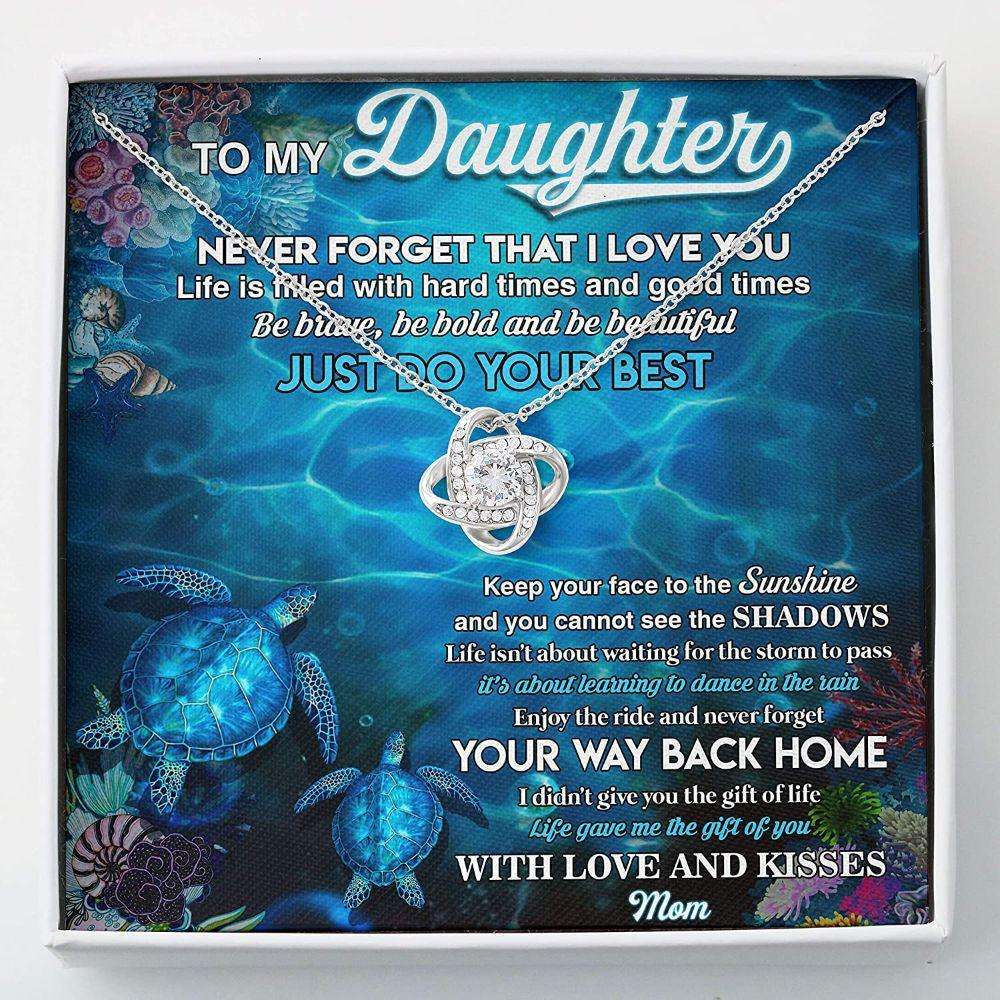 Daughter Necklace, To My Daughter Necklace, Gift For Daughter From Mom Dughter's Day Rakva